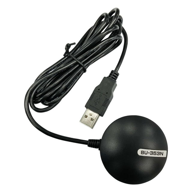 Receptor GPS GlobalSat BU-353N USB para Android, negro