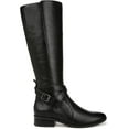thumbnail image 2 of Naturalizer Women's Rena 2 Riding Boot Black Leather Wide Calf 7.5W, 2 of 5