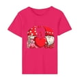 thumbnail image 6 of Fesfesfes Tshirt for Women's Valentine's Day Love Printed Short Sleeved T-shirt Top Short Sleeved Round Neck Top/Shirt Short Sleeve T Shirt M(US:6), 6 of 6