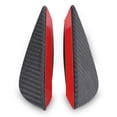 thumbnail image 4 of Universal Coche Parachoques Difusores de labios Difusores de plástico Spoilers Vehículo Decoración delantera Accesorios automotrices Colorfast Fibra de carbono 4 piezas Vogacara VI001842-01B, 4 of 7