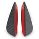 thumbnail image 4 of Speravity Paquete de 4 difusores universales de labios para parachoques de coche, alerones adhesivos, divisores de vehículos, protectores contra Automoción decorativa y accesorios Fibra de carbon Speravity VI001842-01B, 4 of 6