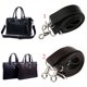 thumbnail image 3 of Bolso bandolera de cuero negro para hombre, accesorio, asa, correas, 150 cm SM SunniMix Bolso de los hombres, 3 of 8