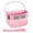 Pink, variant on Yucurem Durable Kids Bike Basket, Waterproof Bicycle Front Basket Handlebar Bag with Reflective Safety Straps, Fabric Bicycle Basket for Boys & Girls (Navy)