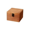thumbnail image 2 of Wooden Storage Box, Solid Wood Latching Lid Storage Box, Multi-Size Set Home Office Organization Decorative Storage Container, Brown, 2 of 6