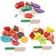 thumbnail image 5 of Paquete de 7 juguetes alimenticios Preescolar Cocina Cocina Cocina Playet Playet Fruit Educación DIY Formación Educación Early Educación Regalos para niños Verduras Vogacara FN001352-01B, 5 of 6
