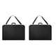 thumbnail image 1 of 2X Caja de Cartera de Arte Negro Estuche de Transporte de Artista Estuche para Carteras de Artistas con Correa para El Hombro (19X14.7X1.5 Pulgadas), 1 of 5