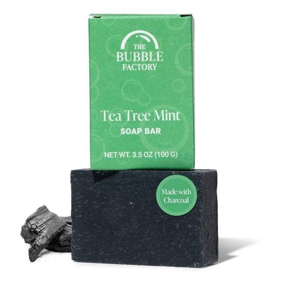 The Bubble Factory Jabón hecho a mano Jabón natural para mujeres y hombres Baño de manos y cuerpo Jabón en barra natural Vegano Sin aceite de palma Hecho en Estados Unidos con manteca de karité + ac