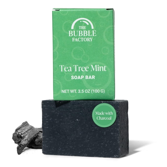 The Bubble Factory Jabón hecho a mano Jabón natural para mujeres y hombres Baño de manos y cuerpo Jabón en barra natural Vegano Sin aceite de palma Hecho en Estados Unidos con manteca de karité + ac