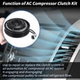 thumbnail image 3 of Kit de embrague de compresor de aire acondicionado para Ram 1500 2014-2019 V6 3.6L para Ram 1500 Classic 2019-2022 conjunto de embrague de compresor para compresor 7SBH17/7SBH17C 68232388AD/68232392AC, 3 of 7