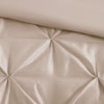 thumbnail image 6 of Madison Park Queen Comforter Sets, 7-Piece Tufted Pintuk Bed in a Bag Bed Set, Satin Luxury Blush Comforter Bedding Set with Decor Pillow, 6 of 11