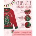 thumbnail image 2 of Girls' Ugly Christmas Sweater - Holiday Novelty Pullover Ugly Xmas Sweaters for Kids (Sizes: 4-16), 2 of 5
