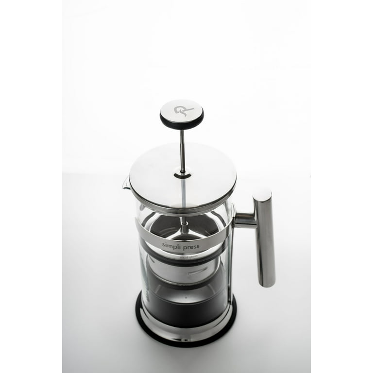 Simpli Press 34-Ounce French Press Coffee Maker, Black