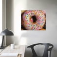 thumbnail image 4 of donuts sprinkles Canvas Ready to Hang Living Room Bedroom Home Office Wall Decor Wall Art, 4 of 6