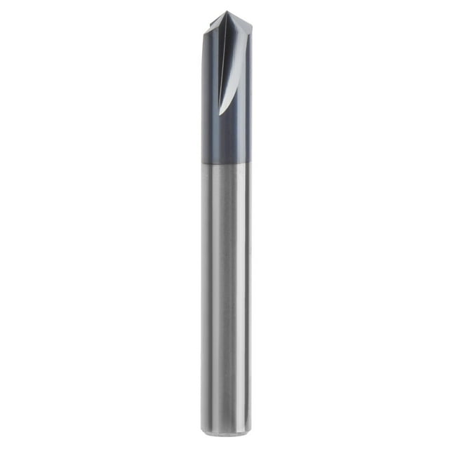Tungsten Steel 3 Flute Chamfer Cutter, 120° CNC Chamfer Cutter, D6 x 120° x 50L