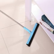 Flat Floor Mop Smart Magic Mop Wood Floor Glass Wiper for Hardwood,Laminate,Tile Floor Cleaning,Microfiber Mopping Wet and Dry Cleaning Hands Free 180°Rotating