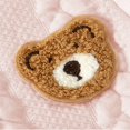 thumbnail image 5 of Boys Girls Cute Knit Vest Jacket Bear Fleece Lined Sleeveless V-Neck Snap Outerwear Kids Fall Winter Casual Thermal Comfy Outfits Pink 2-3 Years, 5 of 5