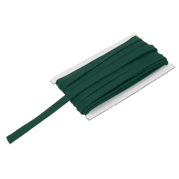 Piping Cord Trim 12 Yards 1/2 Inch Piping Tape for Sewing DIY Crafting Fabric Edge Trim Deep Green