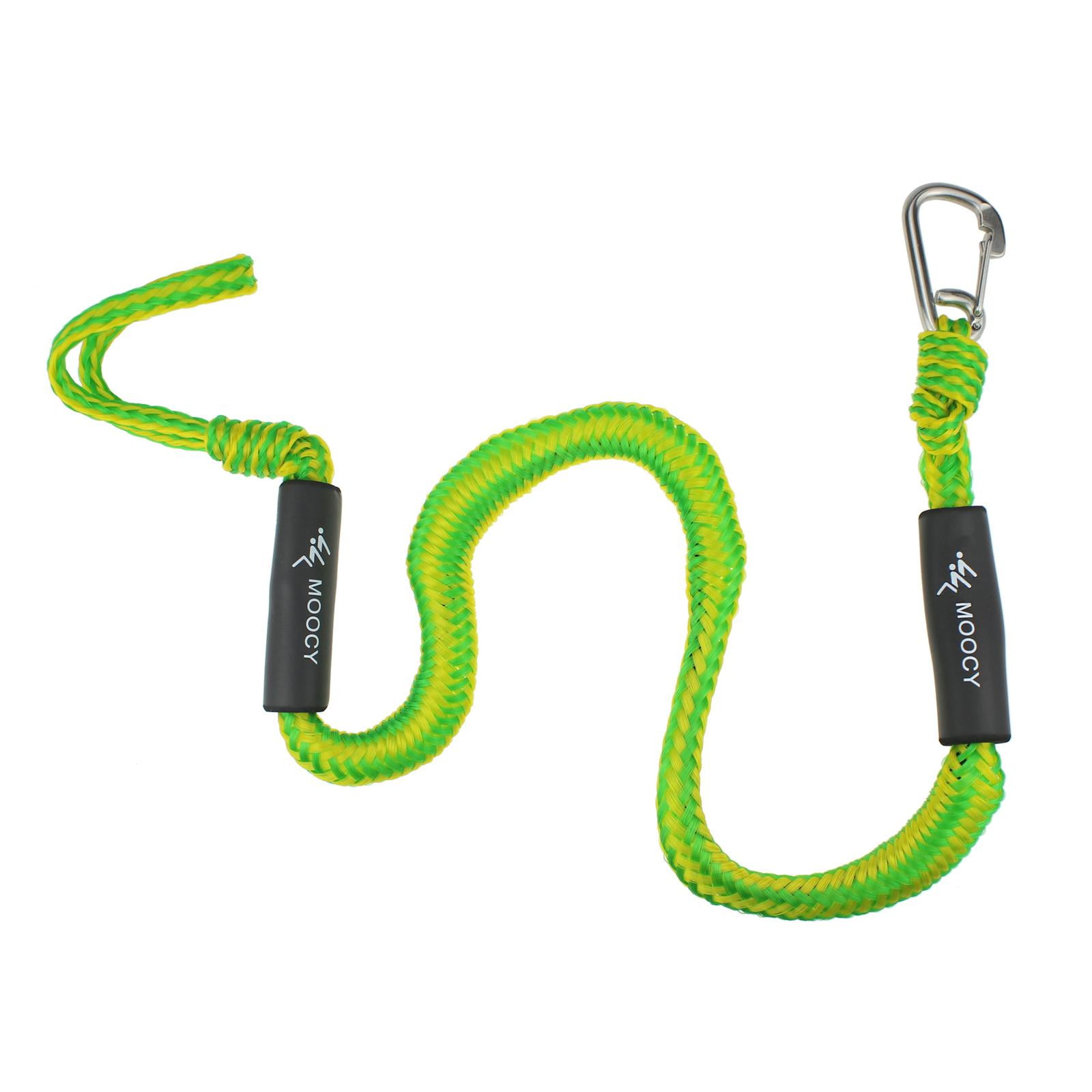 Bungee Dock Line for Boats Marine Dock Line with Loop Mooring Rope with