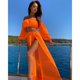 thumbnail image 1 of Txlixc Traje de mujer, blusa de manga larga y blusa de dos piezas, adecuado para vacaciones en la playa Txlixc moda, 1 of 9