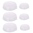 thumbnail image 2 of Kitchen FX Set Of 4 Clear Microwave Plate Covers - Splatter Lids (6.5" To 10.25") 2 of 6