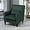 Emerald, variant on BISHE Mid-Century Modern Corduroy Accent Chair with Soft Cushions, Upholstered Armchair for Living Room, Bedroom, Office, Lounge, Comfortable Single Sofa Chair,Beige