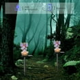 thumbnail image 4 of LINLIN Pixie Lawn Stakes Lamps, Solar Lights Outdoor Garden Solar Flower Fairy Light Pixie Lawn Stake Lamp Waterproof, 4 of 8