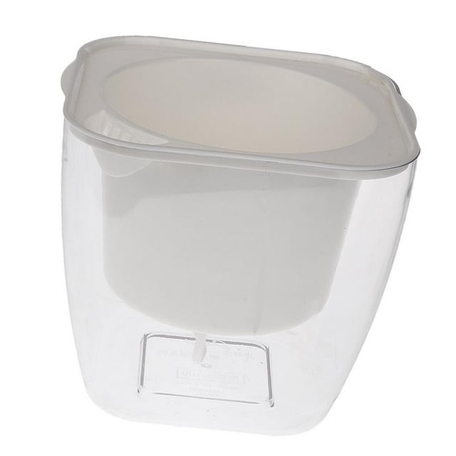 DOLITY Square Round Self-watering Planter Flower Pot Home Office Garden Table Decor Square 175×175mm