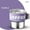 Purple, variant on EcoVerve Coffee Cup With Lid 400ML Stainless Steel Insulated Cup Portable Leak Proof Insulated Cup With Elastic Sleeve Household Office Car Spill Proof Coffee Cup