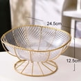 thumbnail image 3 of Candy Tray Cake Holder Durable Transparent Fruit Tray for Home Wedding Table Light Gray Aureate, 3 of 8