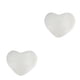thumbnail image 4 of Wosthever Alfombra de pelo antideslizante en forma de corazón, alfombra peluda, alfombrillas mullidas de imitación de lana, alfombrilla Blanco crema 30*40cm 2piezas, 4 of 6