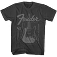thumbnail image 1 of Fender Guitars American Vintage Smoke Adult T-Shirt 2Xl, 1 of 2