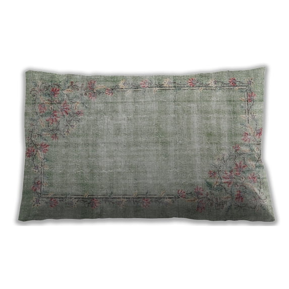 Ahgly Company Outdoor Rectangular Traditional Lumbar Throw Pillow, 13 inch by 19 inch