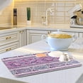 thumbnail image 5 of SKYSONIC Dish Drying Mat for Kitchen Counter Paisley Stripe Eco Friendly Drying Mat - Easy to Clean Heat Resistant Dish Mat - 16x18, 5 of 6