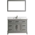 thumbnail image 1 of Vanity Art 48" Single Sink Bathroom Vanity Set with Engineered Marble Top and Free Mirror, 1 of 5
