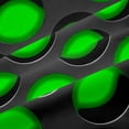 thumbnail image 5 of Geometric Bedroom Blackout Curtains 42"Wx63"L,Neon Black Green Window Curtains 3D Abstract Geometry Honeycomb Curtains & Drapes,Geometrical Beehive Window Treatments 2 Panels, 5 of 6