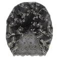thumbnail image 3 of BonneT Slouchy, Turban Chapeau Filet Fil Classique Respirant Style Plume Brodée pour Voyage pour Usage Quotidien pour Randonnée Bleu,Noir,Rouge Vin, 3 of 8