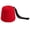 Red, variant on Black Wool Turkish Moroccan Fez Hat with Black Tassel for Adult Daily Cultural Event Accessory
