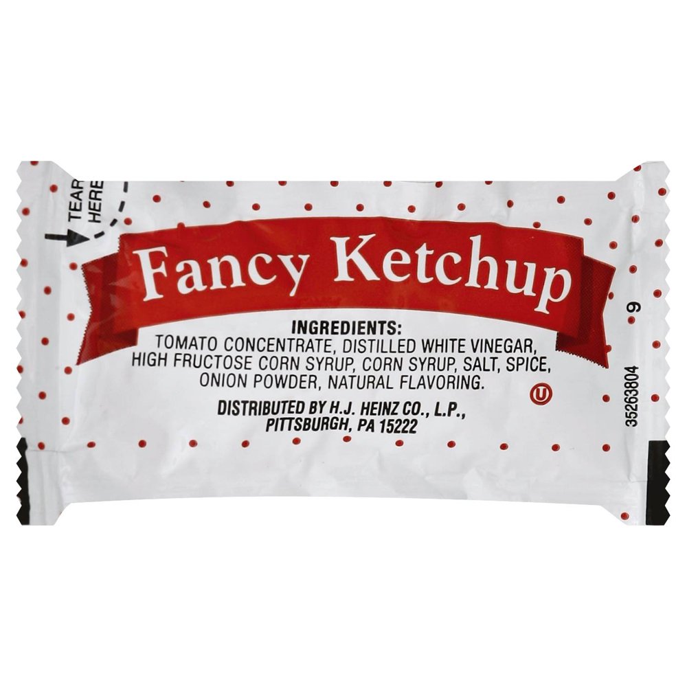 Portion Pac Single Serve Fancy Ketchup, 7 Gram 200 per case