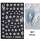 thumbnail image 1 of Pegatina de uñas de copos de nieve con purpurina blanca 3D, suéter reflectante de invierno dorado, Estrella bailarina, árbol de Navidad, Año Nuevo, punta para manicura, 1 of 7