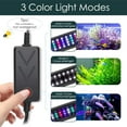 thumbnail image 2 of Aquarium Light Full Spectrum LED Fish Tank Lights - Adjustable Multi-Color LEDs with Extendable Brackets W-W for Freshwater Plants (W(-)), 2 of 7