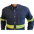 thumbnail image 3 of Camisa De Mezclilla Industrial Reflejante, 3 of 7