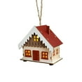 thumbnail image 2 of Konghyp Christmas Hut Ornament, LED Wooden Christmas House, Festive Decoration, Indoor Outdoor Use, Glowing Christmas Cabin, Warm White Lights, Winter Holiday Decor, 2 of 6
