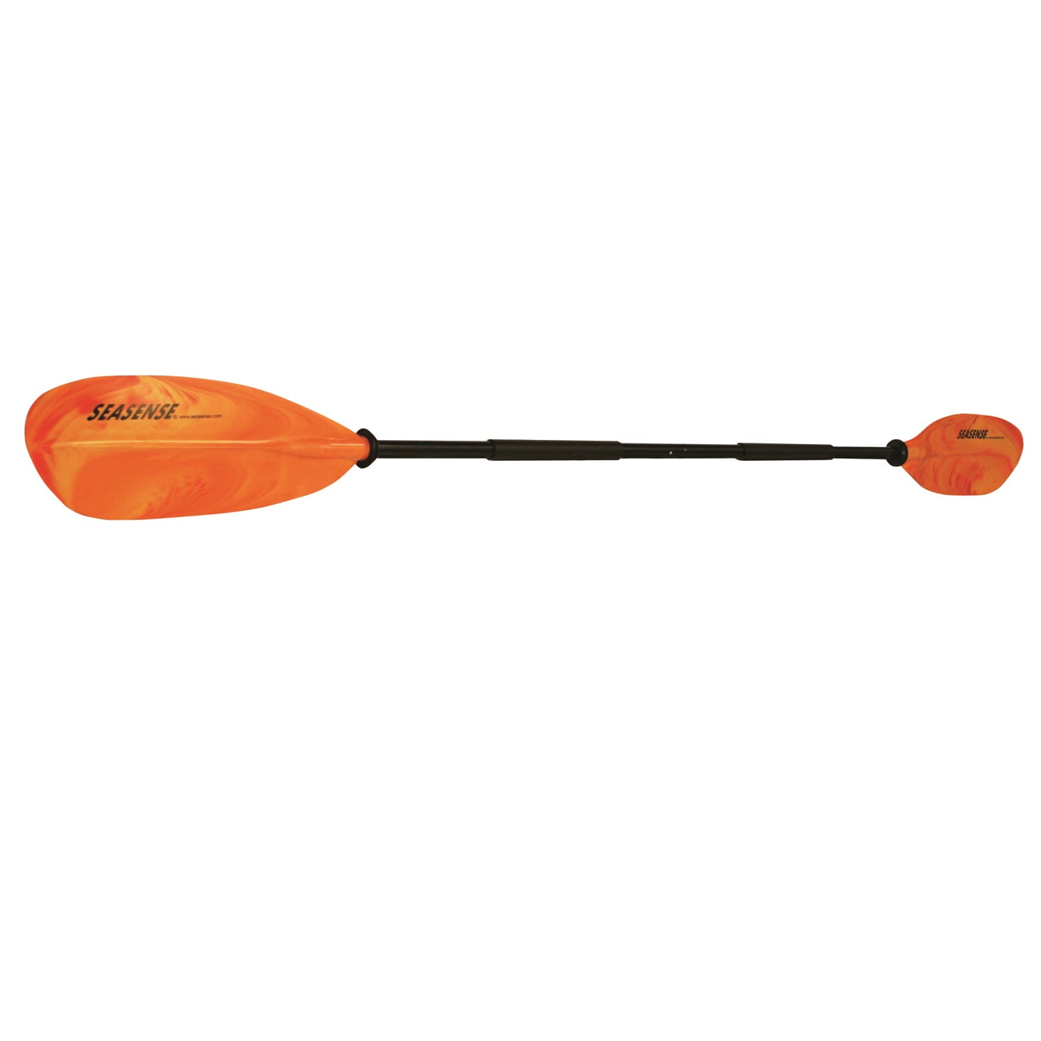 attwood 11768-2 Asymmetrical 2-Piece Heavy-Duty Kayak Paddle with Comfort Grips 