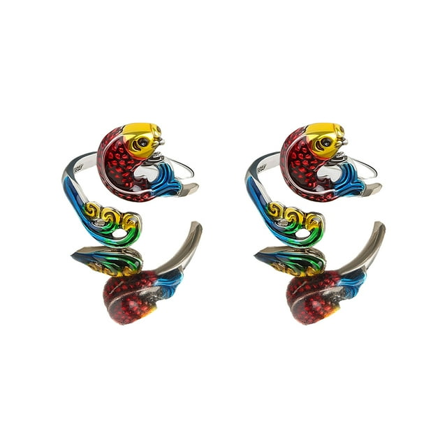 Anillo de tejer Minnieouse con forma de Animal antiguo de cobre Colorido NJ646