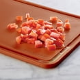 thumbnail image 6 of KitchenAid Classic Plastic Cutting Board with Trench, Non-Slip Edges, Dishwasher Safe, 11x14, Scorched Orange, 6 of 6