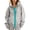P184 Light Gray, variant on Tfken Pullover Top Women Sweatshirt Relaxed Fit Autumn Winter Zip Up Hoodie Warm Hooded Sweatshirts With Pockets Long Sleeve Fashion Ladies Comfy Clothes Gray