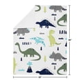 thumbnail image 4 of Manta para bebé Sweet Jojo Designs Modern Dino, 76 x 91 cm, suave, 4 of 5