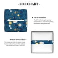 thumbnail image 5 of Yiaed Various Lights Print Tissue Box Cover, PU Leather Decorative Organizer for Tabletop, Bathroom, Car, Office Creative Decorative, 5 of 7