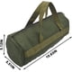 thumbnail image 4 of Bolsa de herramientas de boca ancha de lona resistente, gran capacidad de almacenamiento para sus herramientas esenciales, 4 of 5