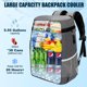 thumbnail image 2 of Enfriador de mochila AMNOW 32 L con aislamiento a prueba de fugas, 36 latas, 2 of 8